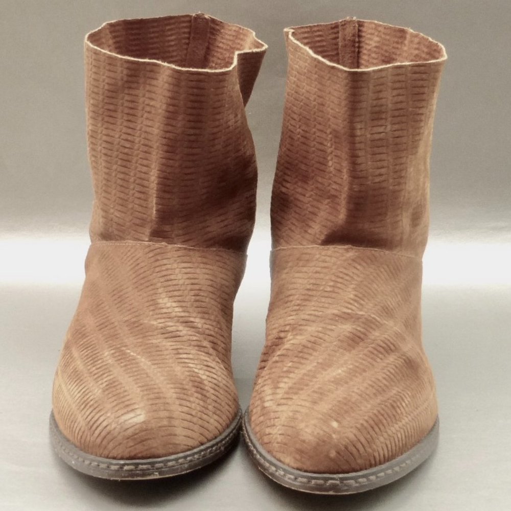 Tan Brown Suede Boots Ankle JOE’S Size 10M Shoes